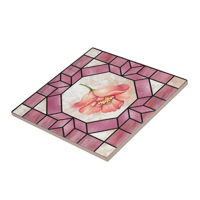 Stained Glass IMAGE Tile Design (Side)