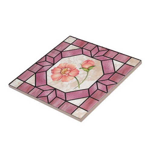 Stained Glass IMAGE Tile Design