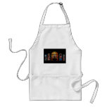stained glass jesus adult apron