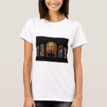 stained glass jesus T-Shirt
