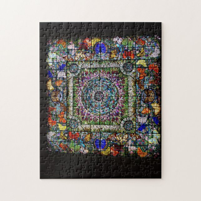 Stained Glass Jigsaw Puzzle (Vertical)
