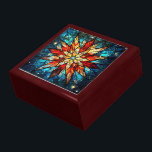 Stained Glass Kaleidoscope  Gift Box<br><div class="desc">Store your treasures or give a treasure gift box to someone as a beautiful gift. 
 Choices of wood frames are now available.
Many designs for differnt occasions are available in my store.</div>
