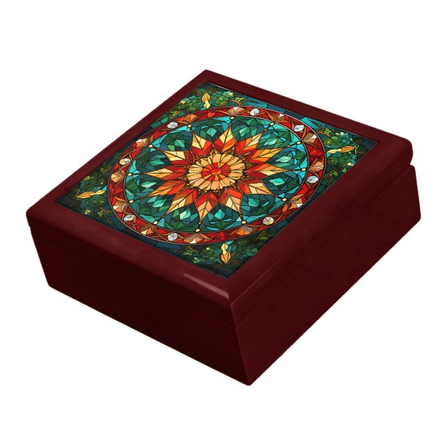 Stained Glass Kaleidoscope  Gift Box (Side)