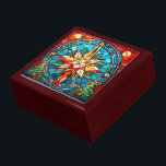 Stained Glass Kaleidoscope  Gift Box<br><div class="desc">Store your treasures or give a treasure gift box to someone as a beautiful gift. 
 Choices of wood frames are now available.
Many designs for differnt occasions are available in my store.</div>