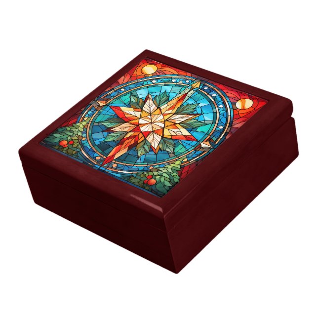 Stained Glass Kaleidoscope  Gift Box (Side)