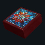 Stained Glass Kaleidoscope  Gift Box<br><div class="desc">Store your treasures or give a treasure gift box to someone as a beautiful gift. 
 Choices of wood frames are now available.
Many designs for differnt occasions are available in my store.</div>