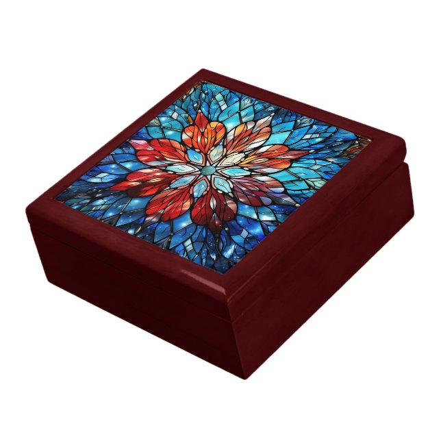 Stained Glass Kaleidoscope  Gift Box (Side)