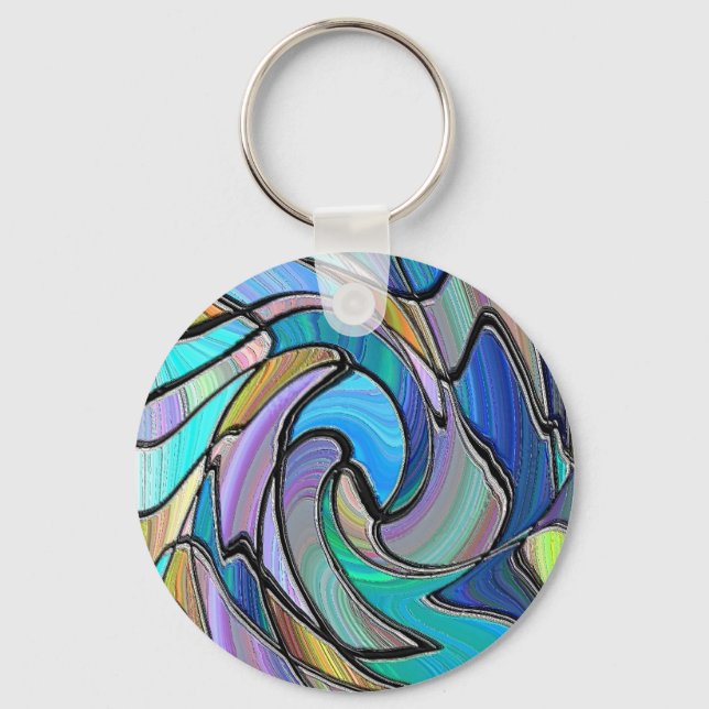 Stained Glass Keychain (Front)