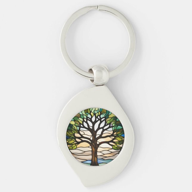 Stained Glass  Keychain (Front)