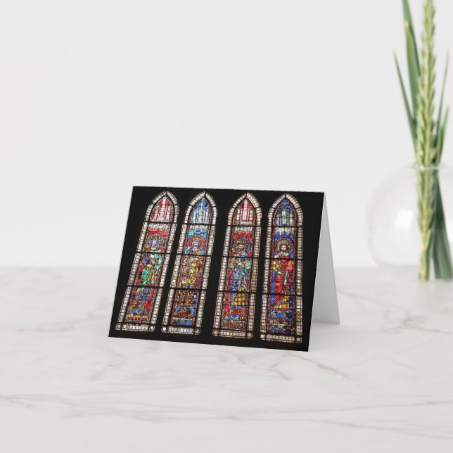Stained Glass Kings Note Card (Front)