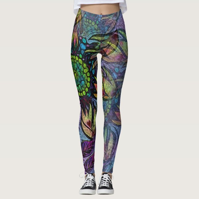Stained Glass Leggings  (Front)