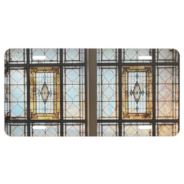Stained Glass License Plate (Front)