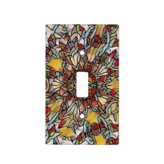 Stained Glass Light Switch Cover