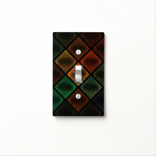 Stained Glass Light Switch Cover