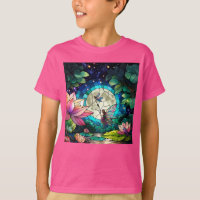 Stained Glass Little Fairy With Dragonfly