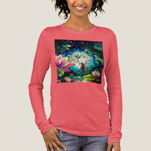 Stained Glass Little Fairy With Dragonfly Tri-Blend Shirt