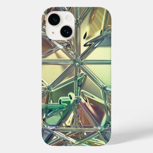 Stained glass look colorful abstract Case_Mate iPhone 14 case