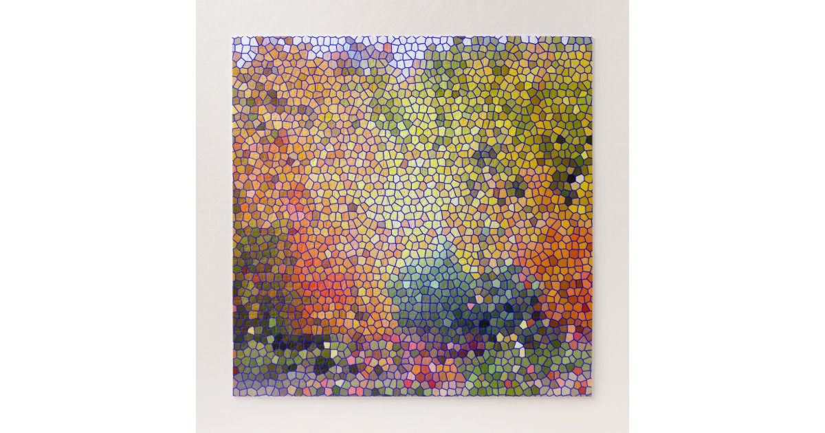 STAINED GLASS LOOK PUZZLE Zazzle