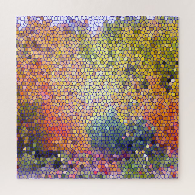 STAINED GLASS LOOK PUZZLE (Vertical)