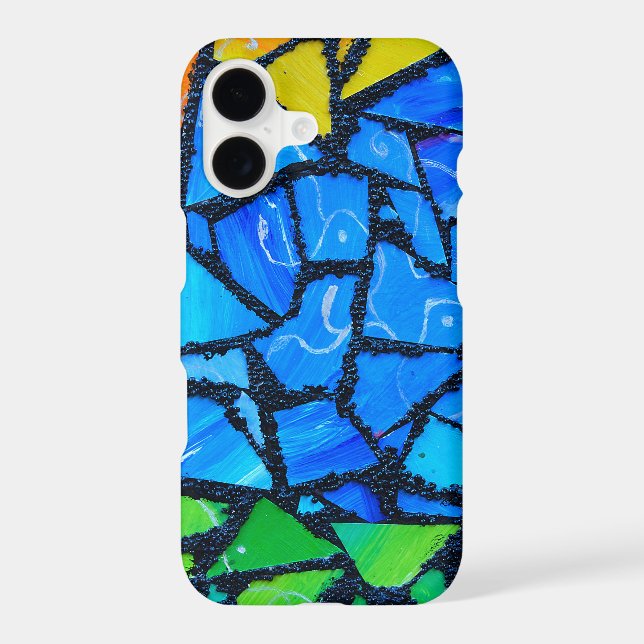 stained glass macro iphone case (Back)