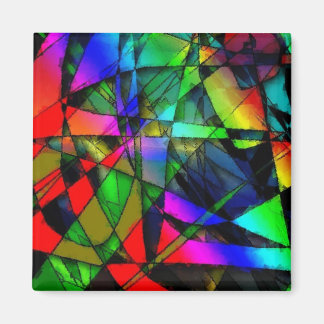 Stained glass magnet