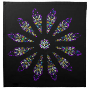 Stained Glass Mandala Napkins