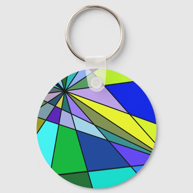 Stained Glass Memories Keychain (Front)