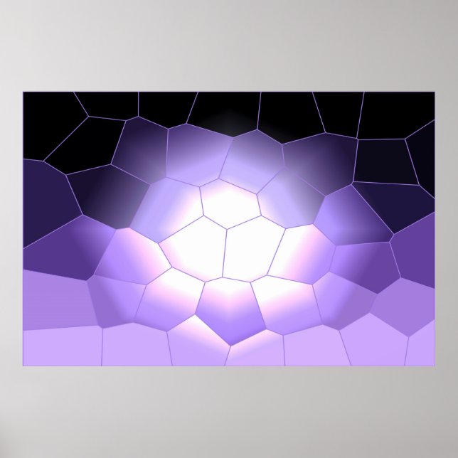 Stained Glass Moon Poster (Front)