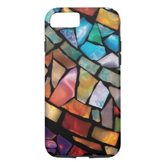 Stained Glass Mosaic Fiesta Fun iPhone 7 Case