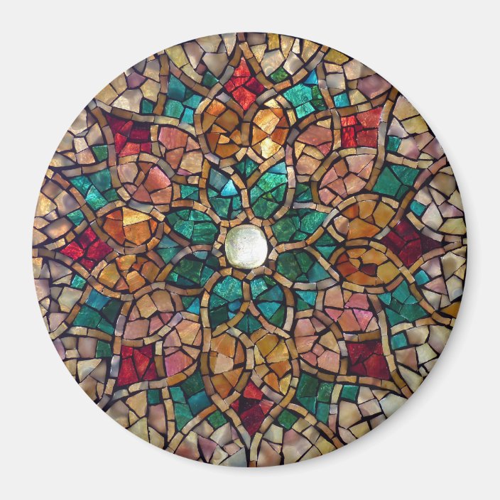 Stained Glass Mosaic "Autumn Star"
