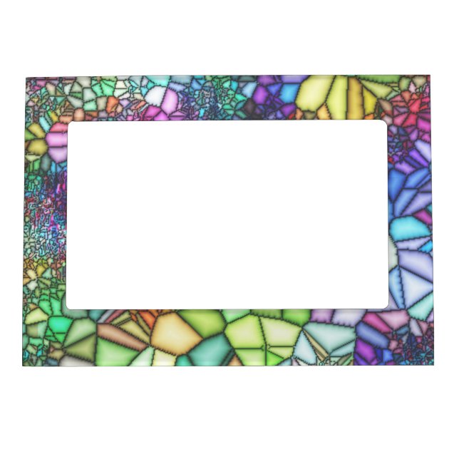 Stained Glass Mosaic Magnetic Frame (Front)