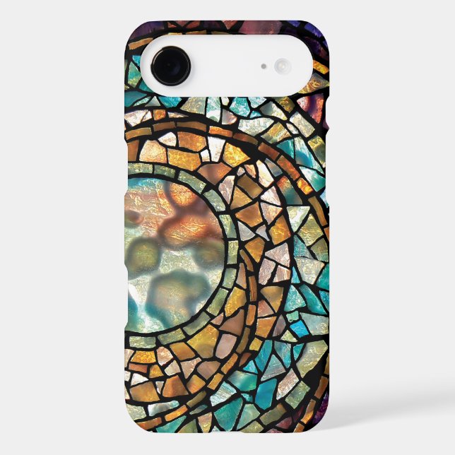 Stained Glass Mosaic Mandala iPhone 7 Case (Back)