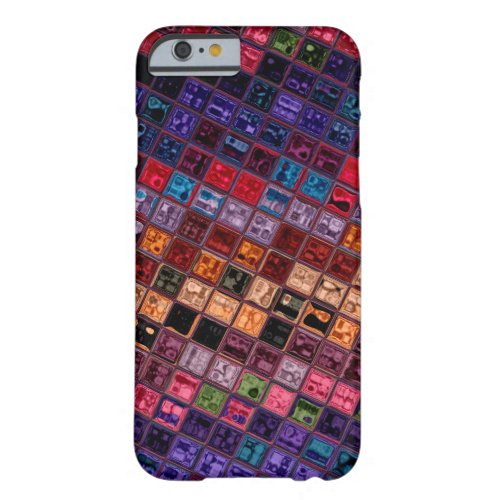 Stained Glass Mosaic Pattern 17 Barely There iPhone 6 Case