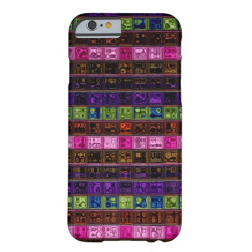 Stained Glass Mosaic Pattern 20 Barely There iPhone 6 Case