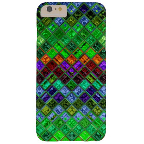 Stained Glass Mosaic Pattern 2 Barely There iPhone 6 Plus Case