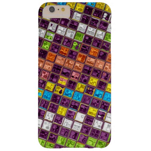 Stained Glass Mosaic Pattern 3 Barely There iPhone 6 Plus Case