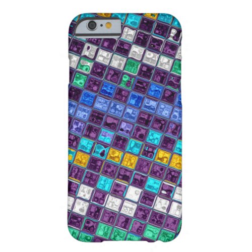 Stained Glass Mosaic Pattern 4 Barely There iPhone 6 Case