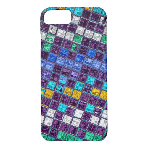 Stained Glass Mosaic Pattern 4 iPhone 87 Case