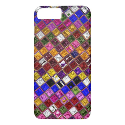 Stained Glass Mosaic Pattern 6 iPhone 8 Plus7 Plus Case