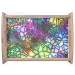 Stained Glass Mosaic Serving Tray