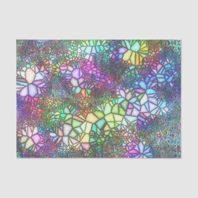Stained Glass Mosaic Tissue Paper (Front)