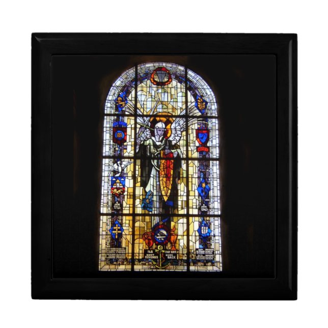 Stained Glass Mural-WW IIi Jewelry Box (Front)