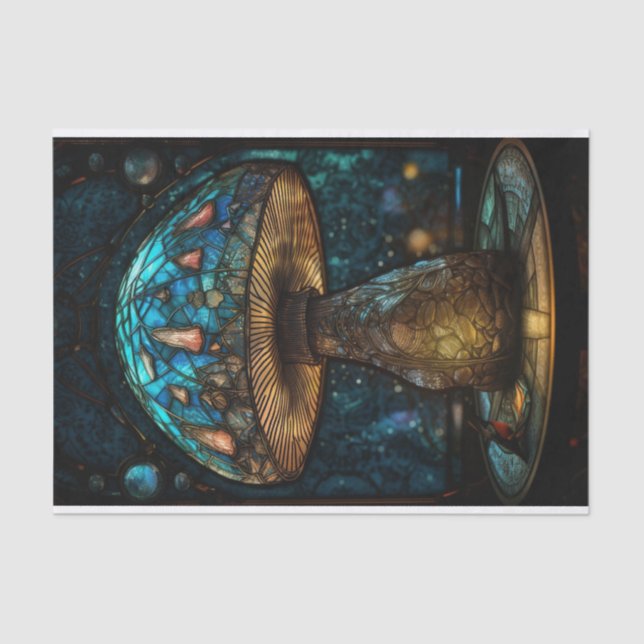 Stained Glass Mushroom Tissue Paper (Front)