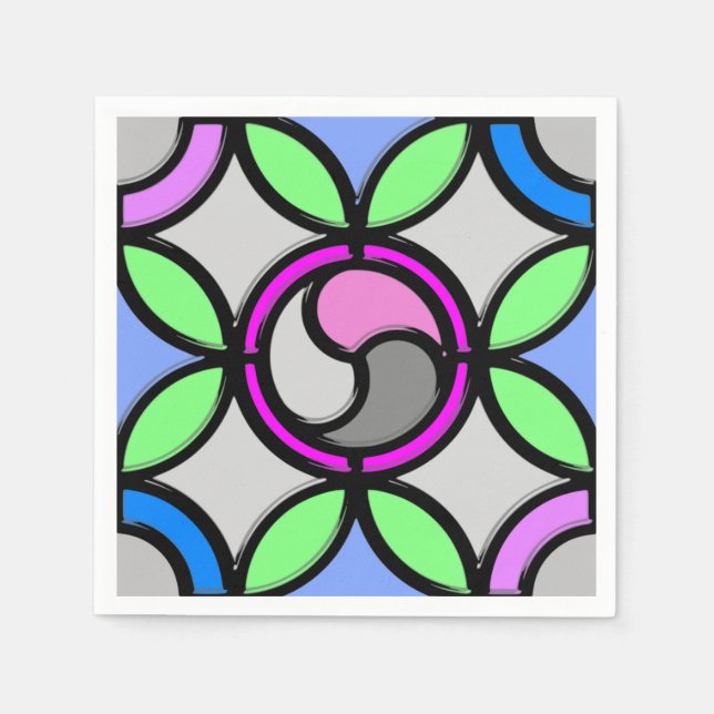 STAINED GLASS NAPKINS (Front)