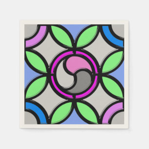 STAINED GLASS NAPKINS