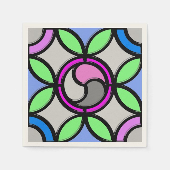STAINED GLASS NAPKINS (Front)