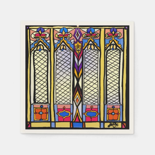 Stained Glass Napkins