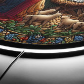 Stained Glass Nativity LED Sign (Edge)