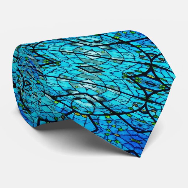 Stained Glass Neck Tie (Rolled)