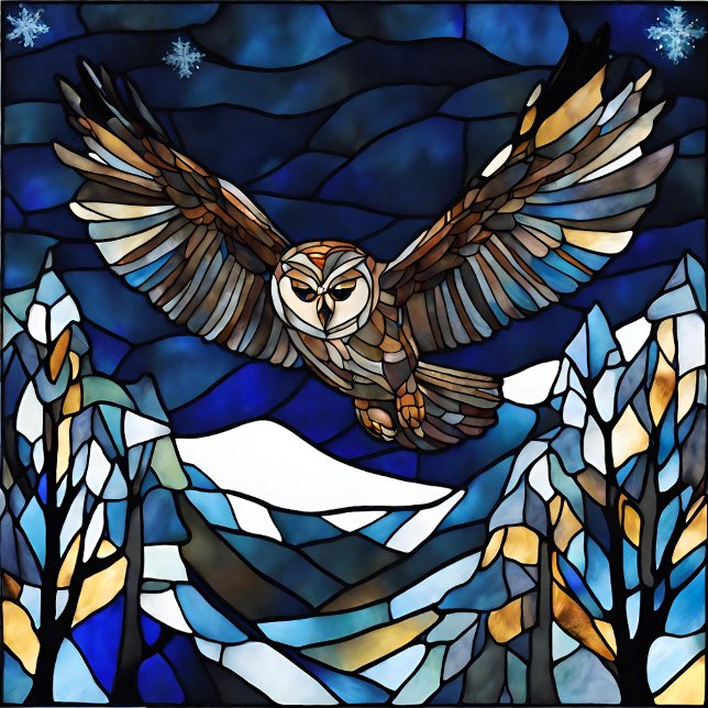 Stained Glass Owl Ornament (Creator Uploaded)